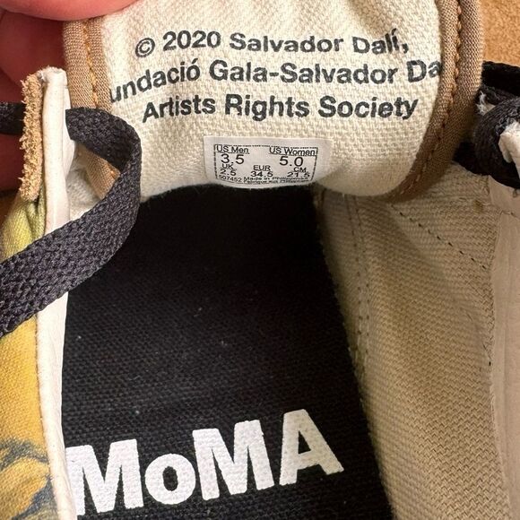 Vans X MoMa Old Skool Twist Salvador Dali Limited Edition 5 women’s 3.5 men’s - Picture 10 of 11